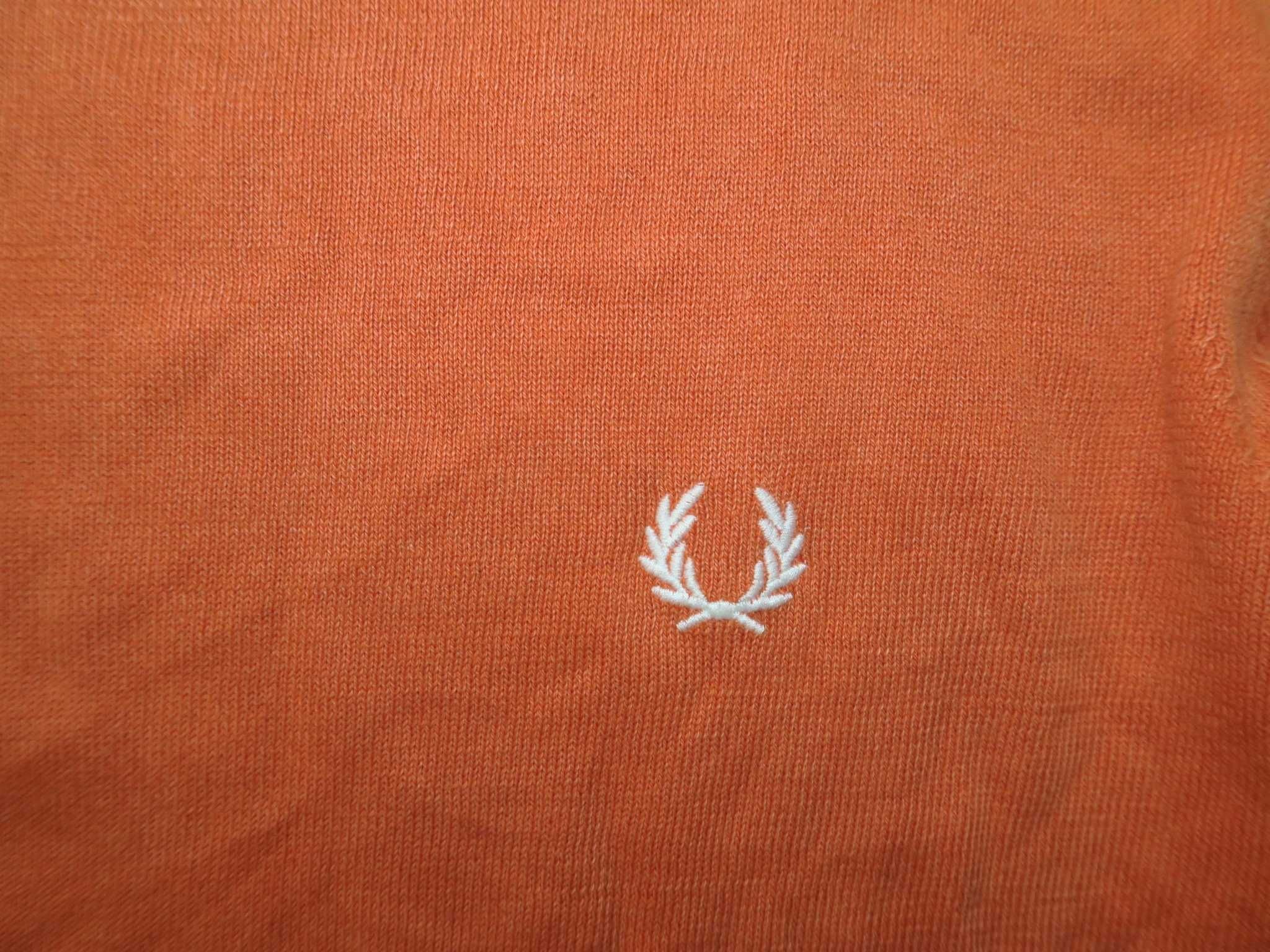 Fred Perry cienki sweter washed vintage  XXL