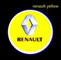 Подсветка дверей штатная с проэкцией эмблемы Renault. Комплект 2шт.