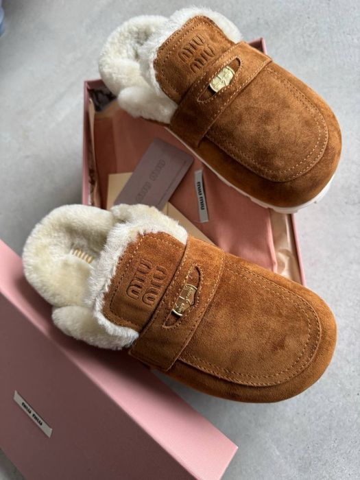 Мюлі miu miu з утепленням різні