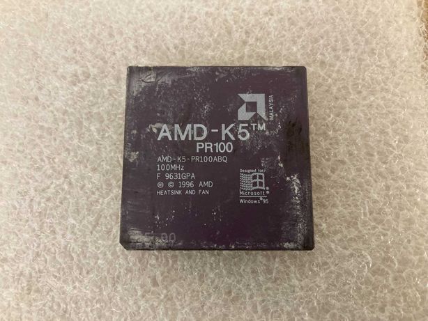 PC AT - Procesor AMD K5 100MHz (AMD-K5-PR100ABQ) - retro, vintage