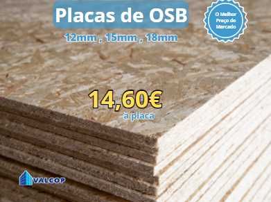 PLACAS DE OSB: 12mm, 15mm , 18mm - Novo