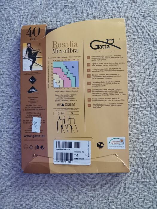 Rajstopy Gatta 40 den kolor vino rosso