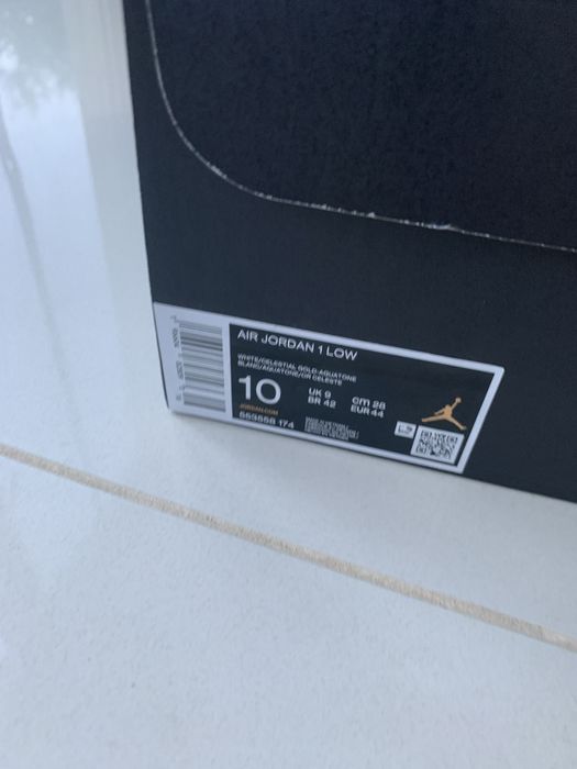 Nike Air Jordan 1 Low Nowe Aquatone White/Celestial Gold