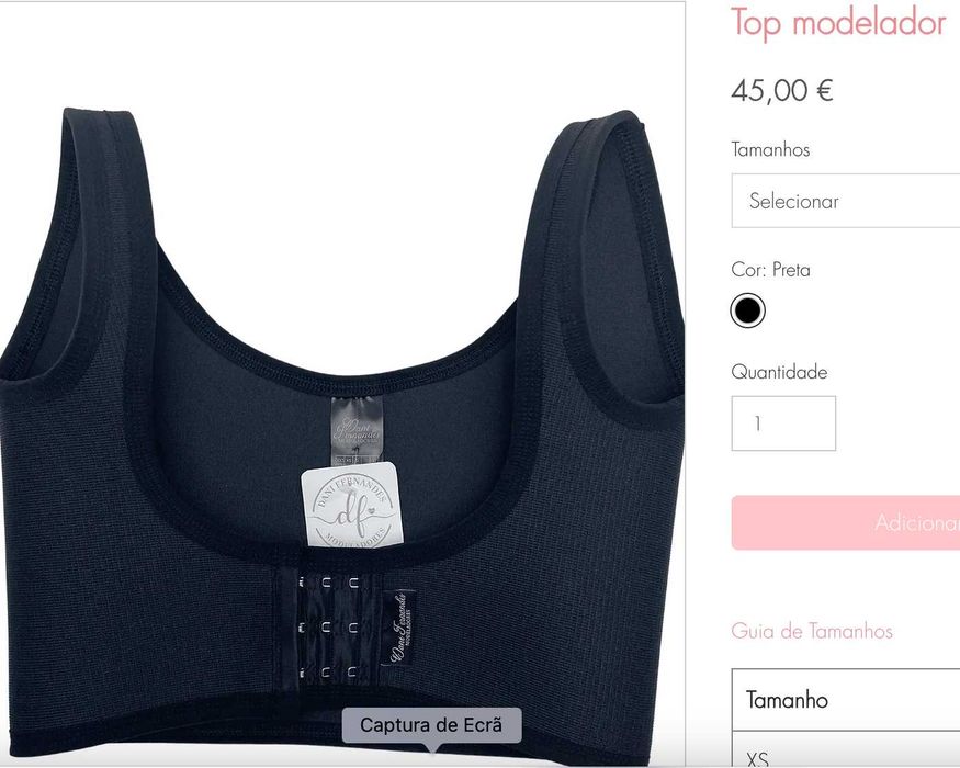 Cintas modeladoras da marca Dani Fernandes - Queima de stock