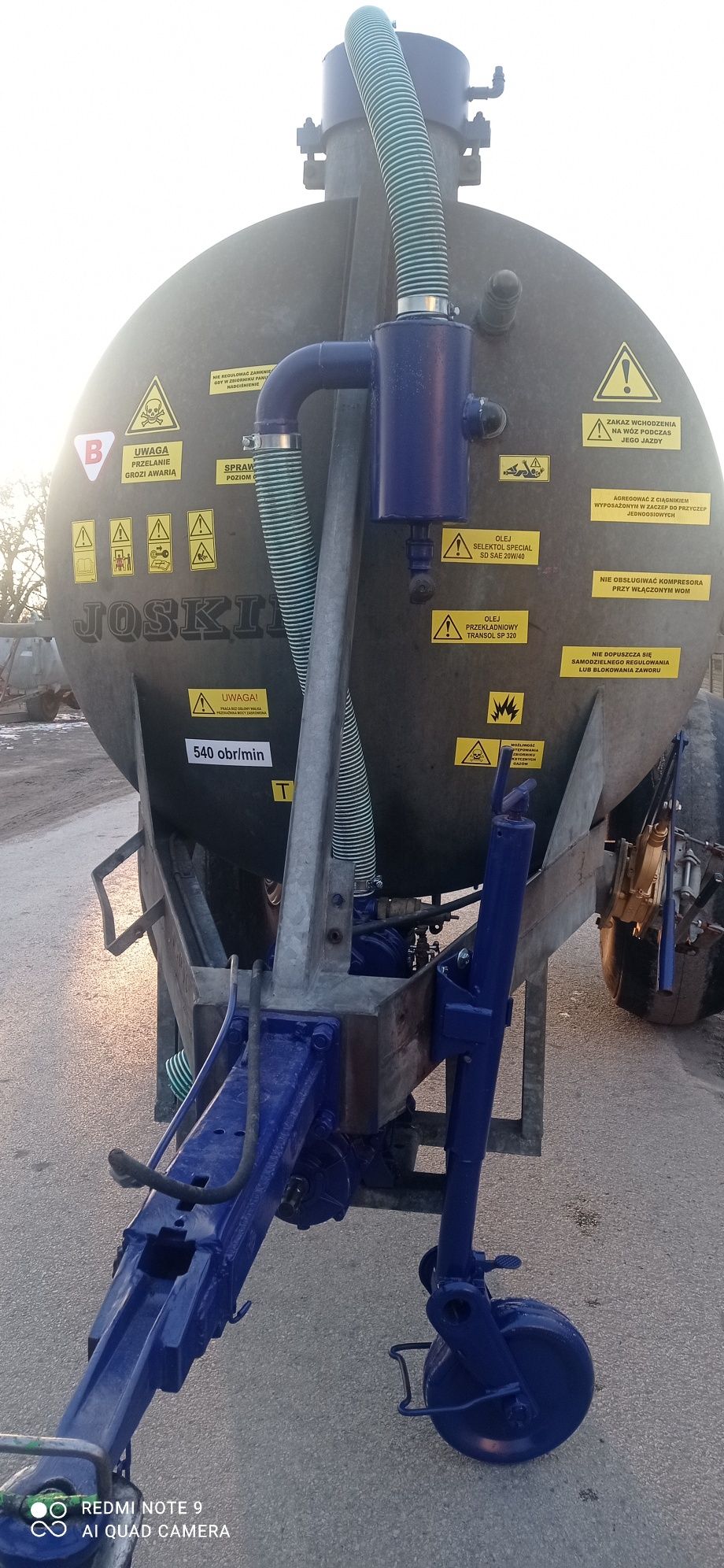 Beczkowóz asenizacyjny Beczka 7000l transport gratis