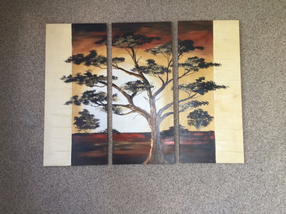 Obraz tryptyk Afryka