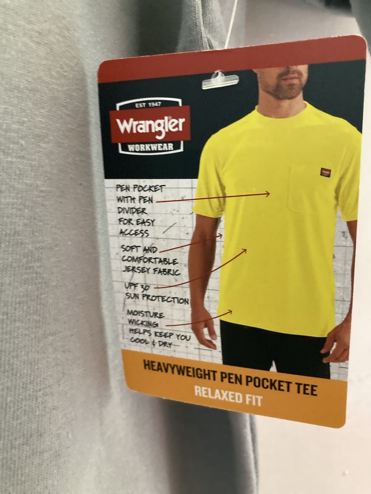 T-shirt Wrangler workwear rozmiar XXL