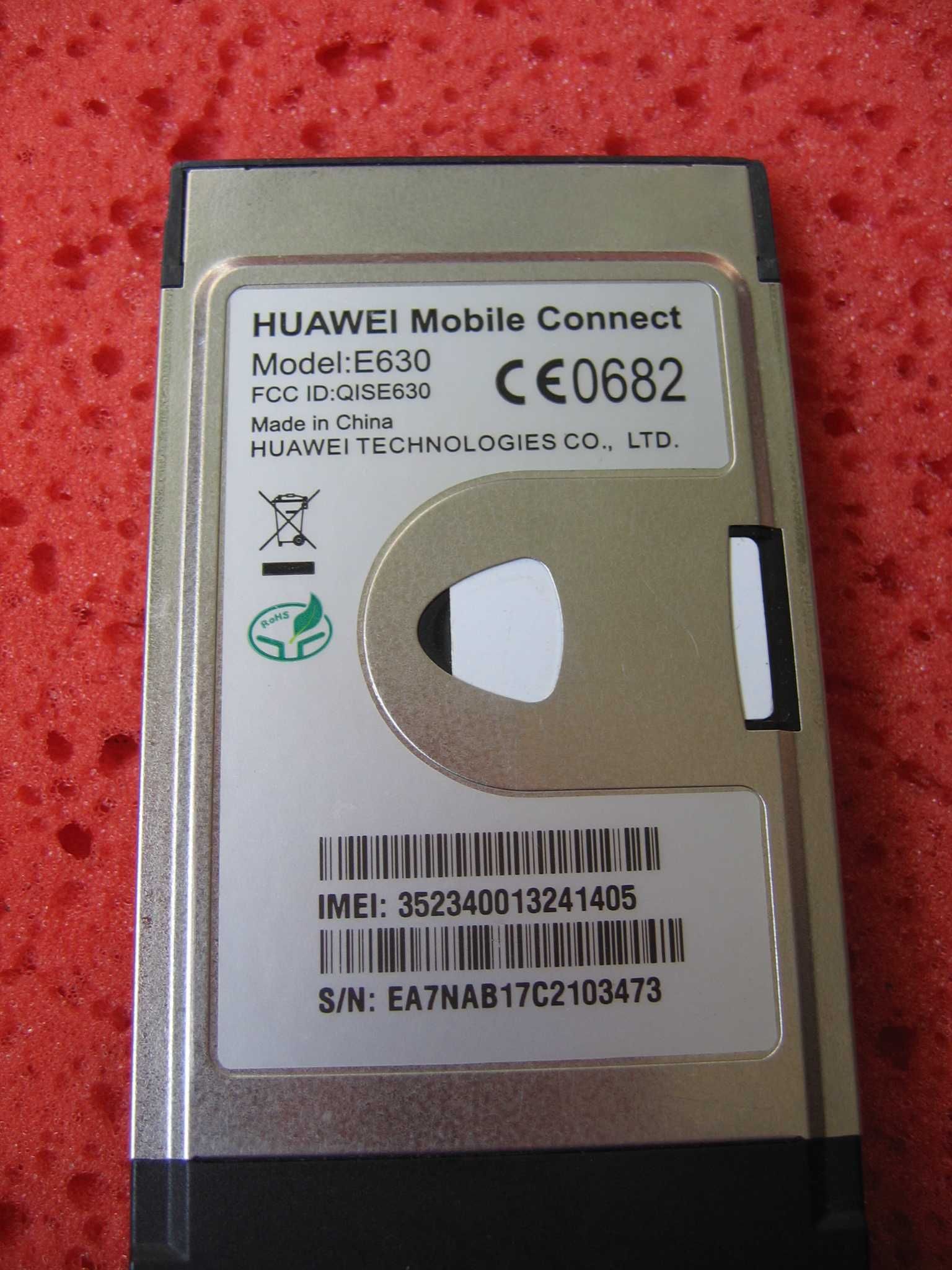 Komplet - Modem Blueconnect Huawei E122 (USB) + E630 (PCMCIA)