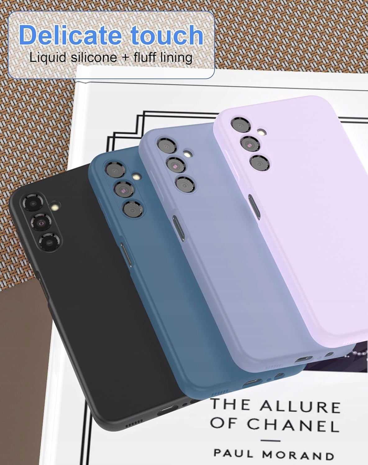 Etui Silikonowe Foluu do Samsung Galaxy A54 5G Wytrzymałe, Ochronne