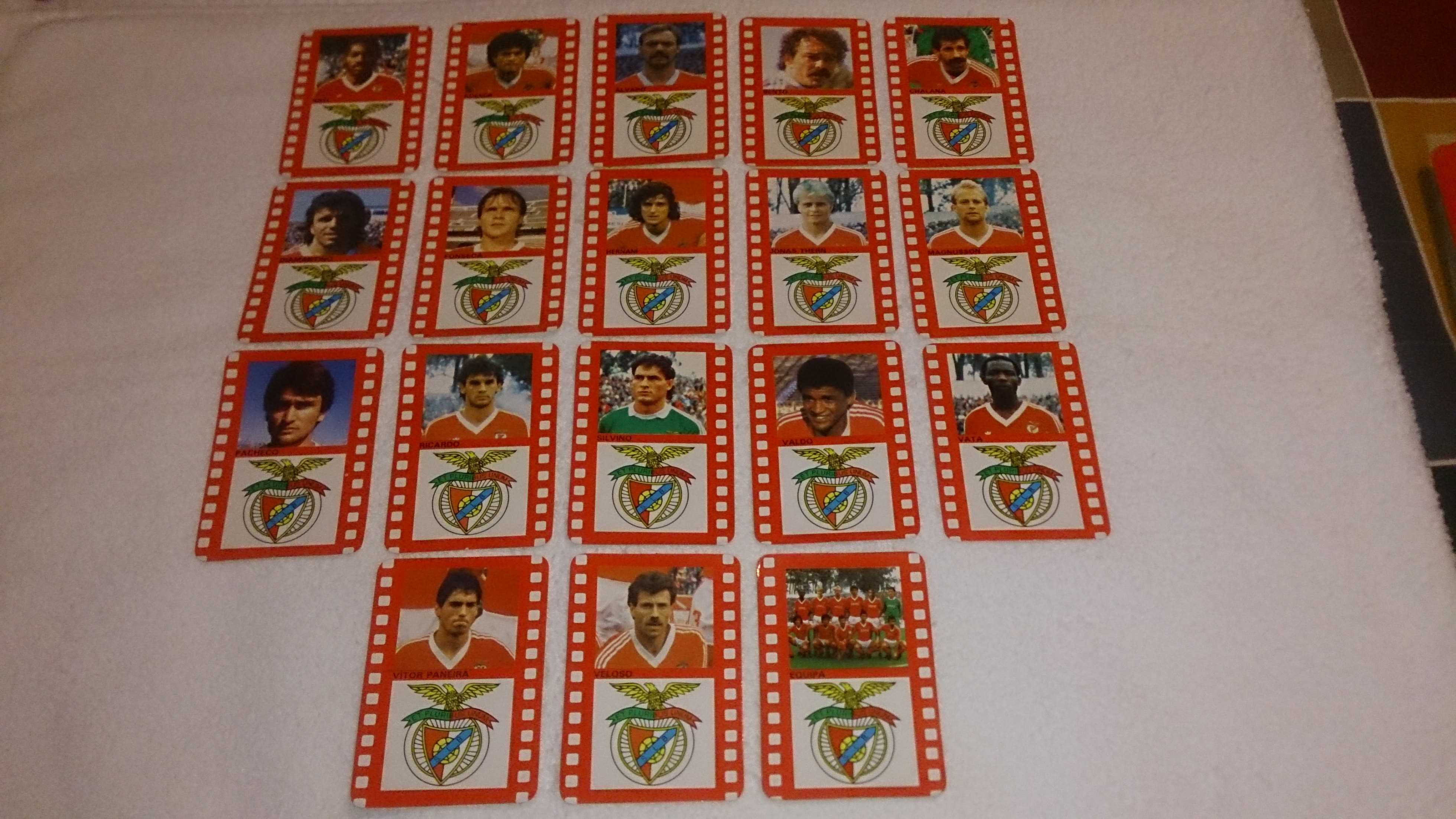 benfica (18 calendários) coleção fim dos anos 80