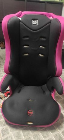 Cadeira auto preta & rosa