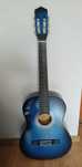 Gitara akustyczna niebieska