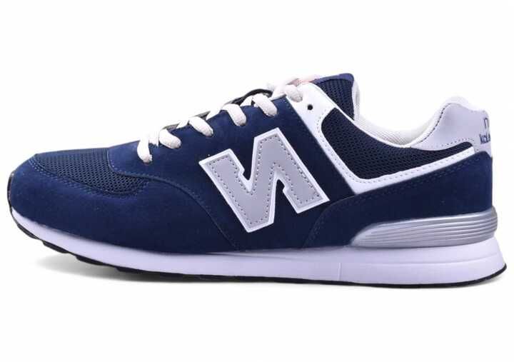 Buty Męskie Adidasy Sportowe Sneakersy Z Balance granat siatka 11B-45