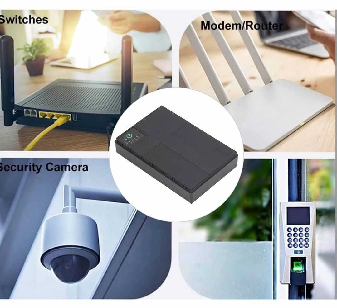 UPS безперебійник(ДБЖ ИБП) USB,5V,9V,12 для роутера маршутизатора, ONU
