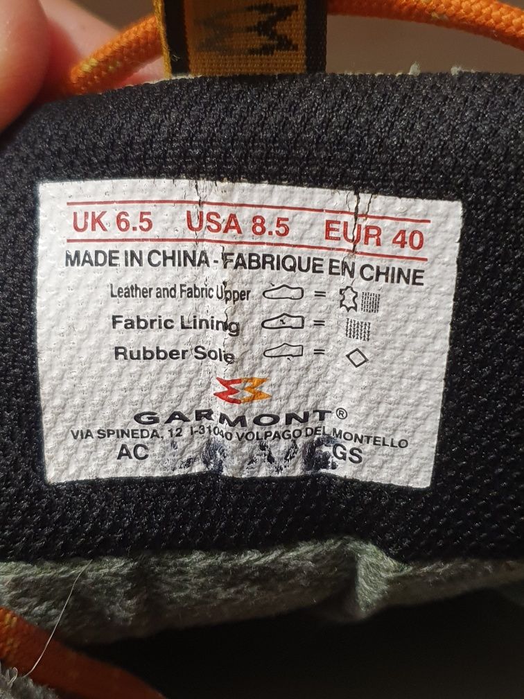Buty trekkingowe r. 40 Garmont  w góry górskie wysokie Gore-Tex
