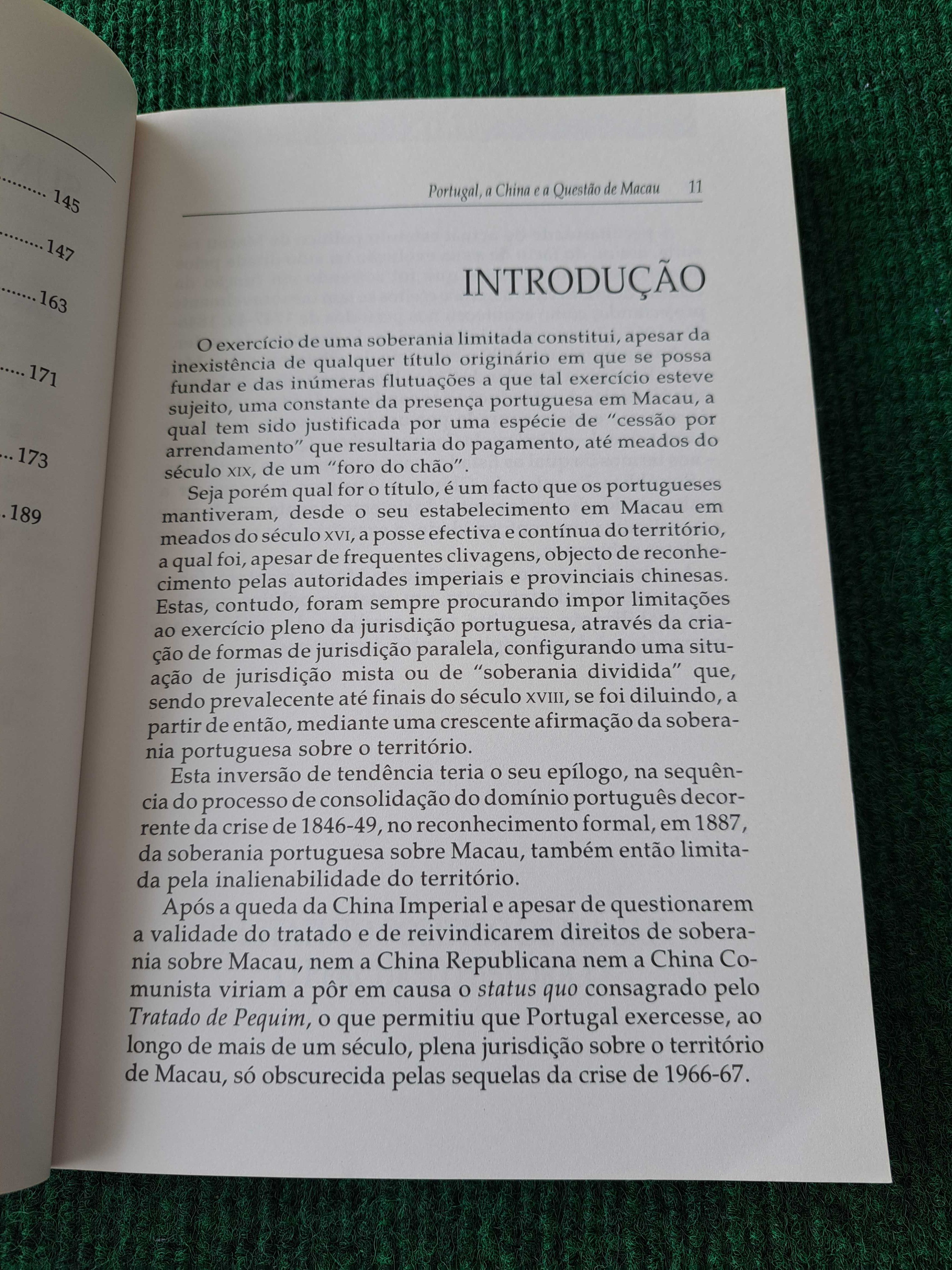 Portugal A China e a "Questão de Macau" - Francisco Gonçalves Pereira