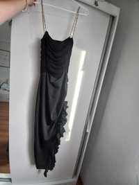 Sukienka maxi długa czarna