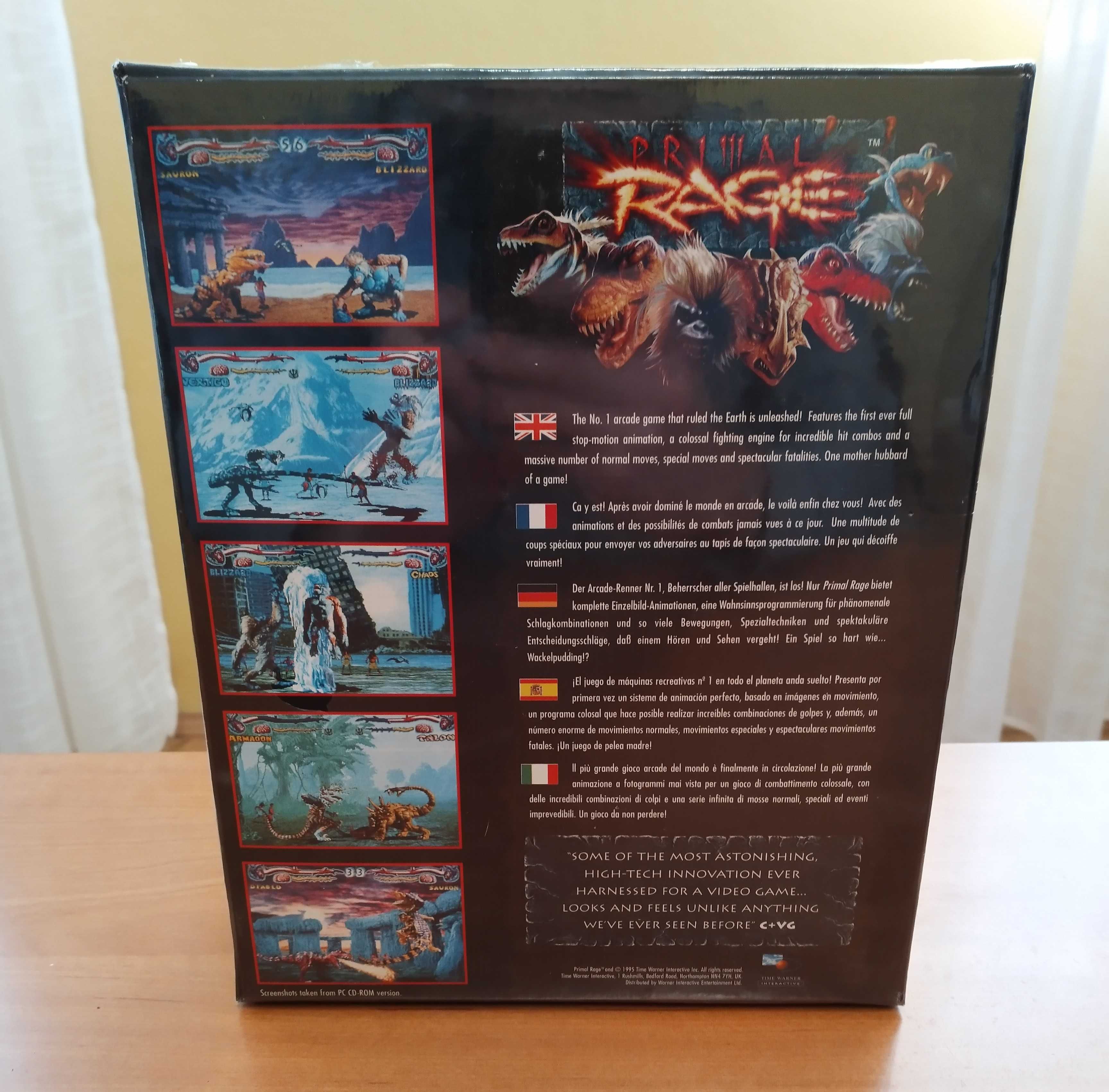 Gra PC (1994)- Primal Rage - BIG BOX (FOLIA)