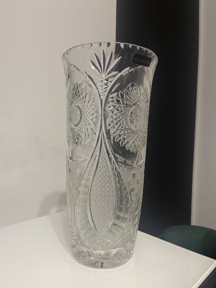 Wazon krysztal 35 cm Zawiercie