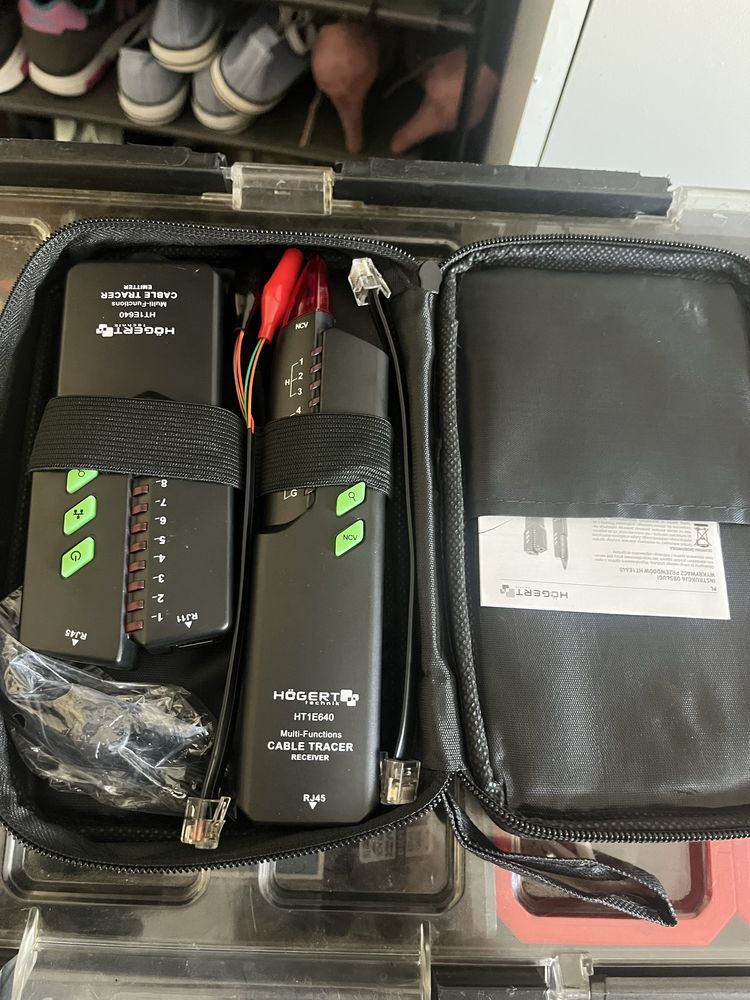 Hogert Technik HT1E640 Multimetr tester rj45