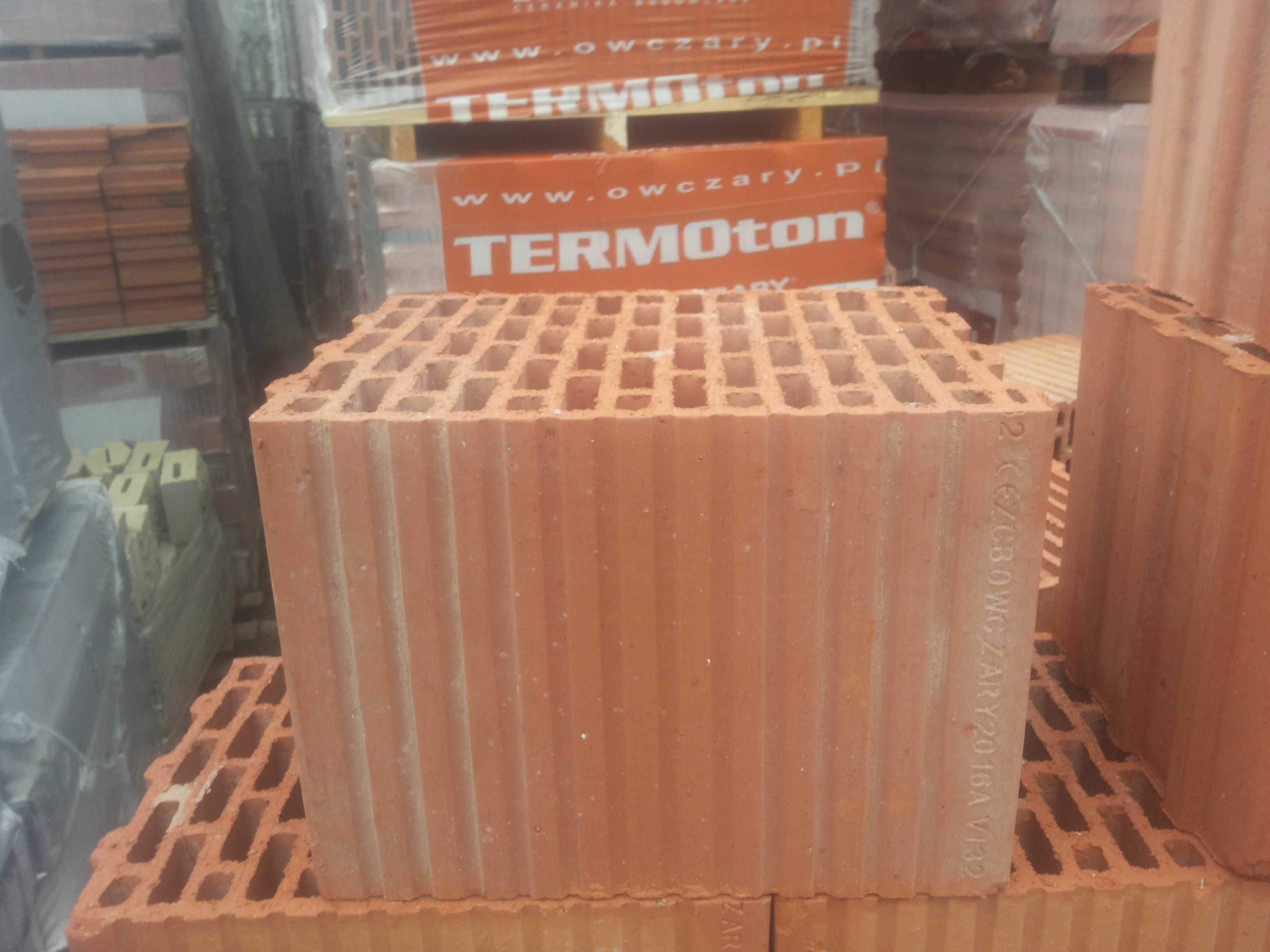 Pustak ceramiczny Termoton 25 P+W Owczary cegła dostawa