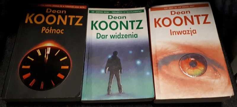 John Case, Koontz, Lisa McMann. Zestaw 6 ksiazek. Thiller, horror