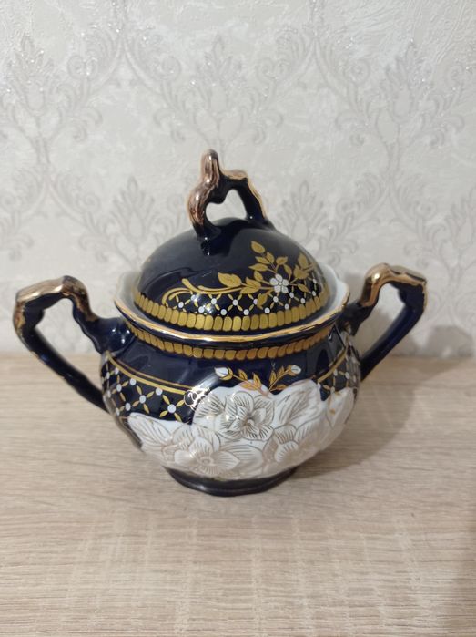 Сахарница, чашки, стаканы хрустальные, раритет, времён СССР, новые