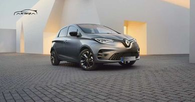 Wynajem Renault Zoe Iconic - Wypożycz samochód elektryczny FULL Opcja