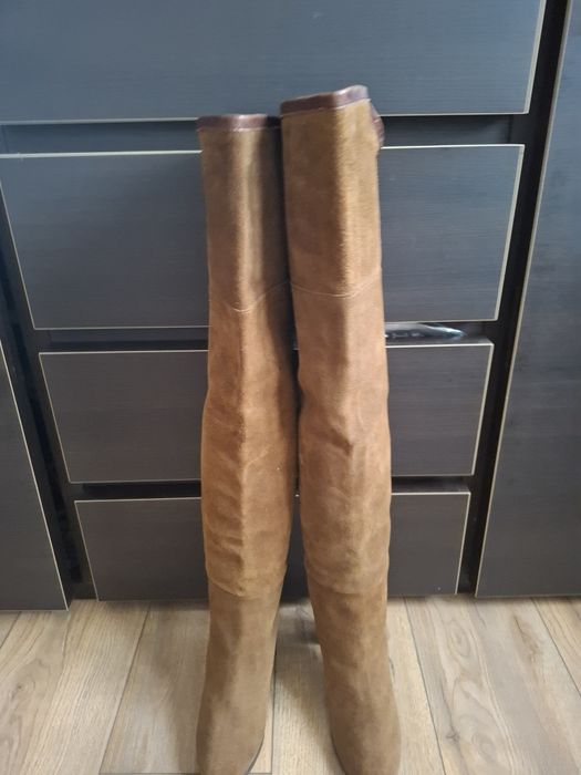 Muszkieterki Zara musthave skóra naturalna