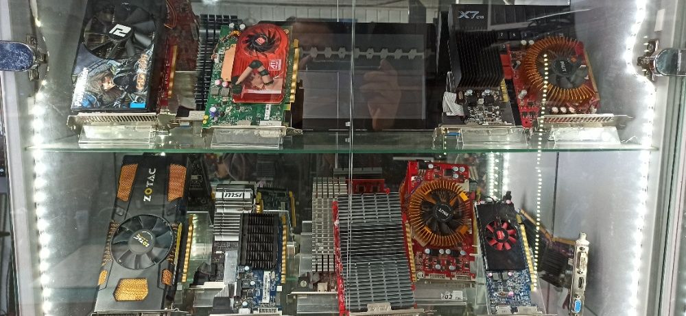 Відеокарта PciEx 256mb-4Gb для будь-яких завдань