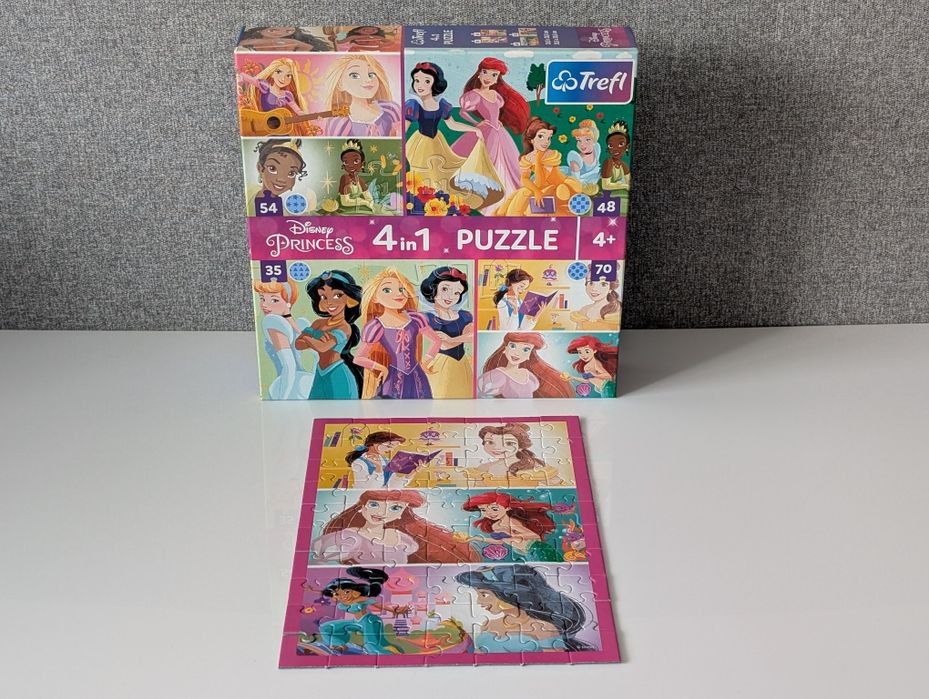 Puzzle Disney Princess 4w1, Trefl