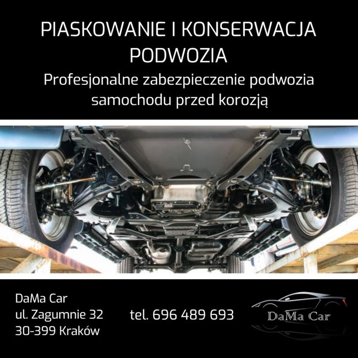 Profesjonalna konserwacja podwozia, piaskowanie, Auto Serwis DaMa Car