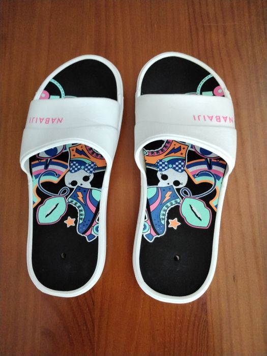 Chinelos piscina criança n° 33/34 nabaiji decathlon