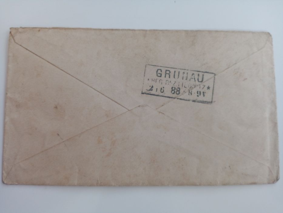 Znaczek z 1888r Koperta Jamesa A. Garfielda, 20. prezydenta USA