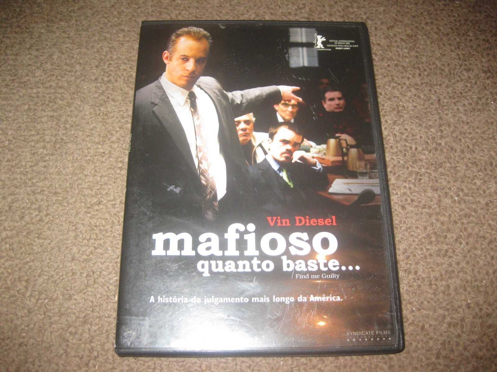 DVD "Mafioso Quanto Baste..." com Vin Diesel