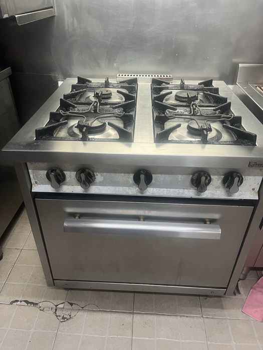 Fogão industrial junex 4 bocas só 290 euros