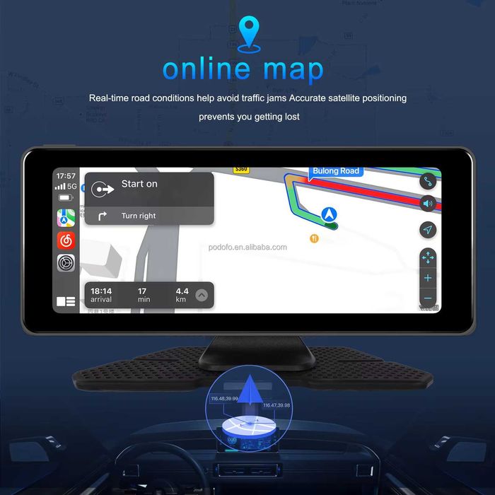 ECRÃ Portátil 7" HD | CARPLAY & ANDROID AUTO sem fios | Camara HD NOVO