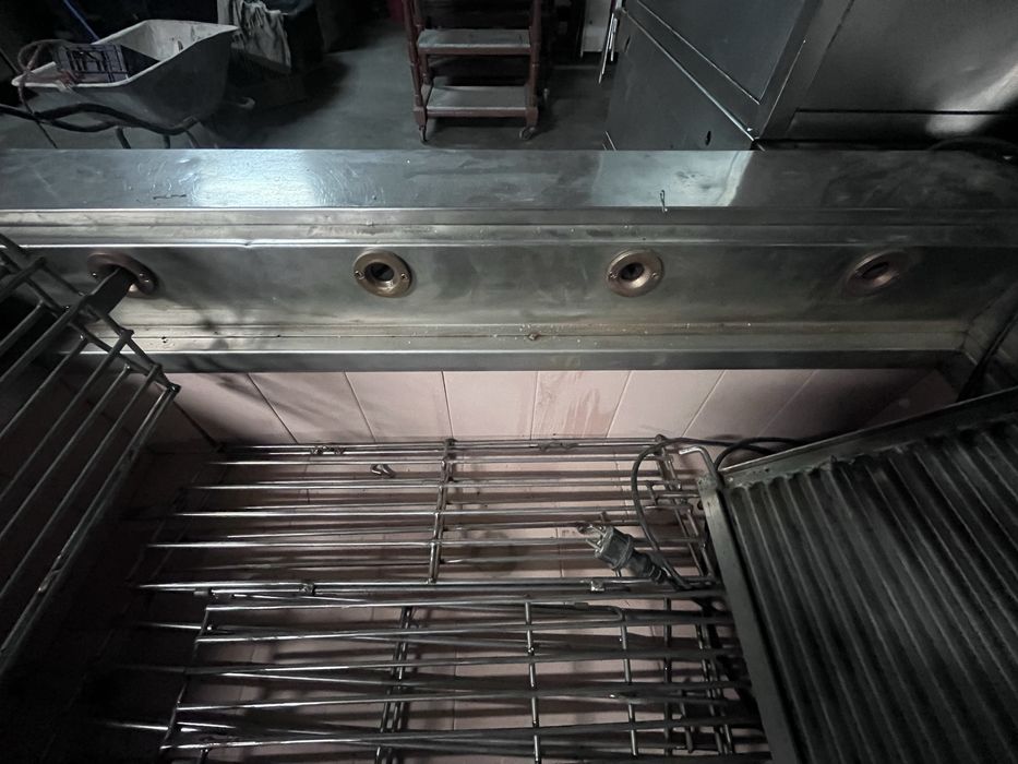 Grelha a carvao rotativa