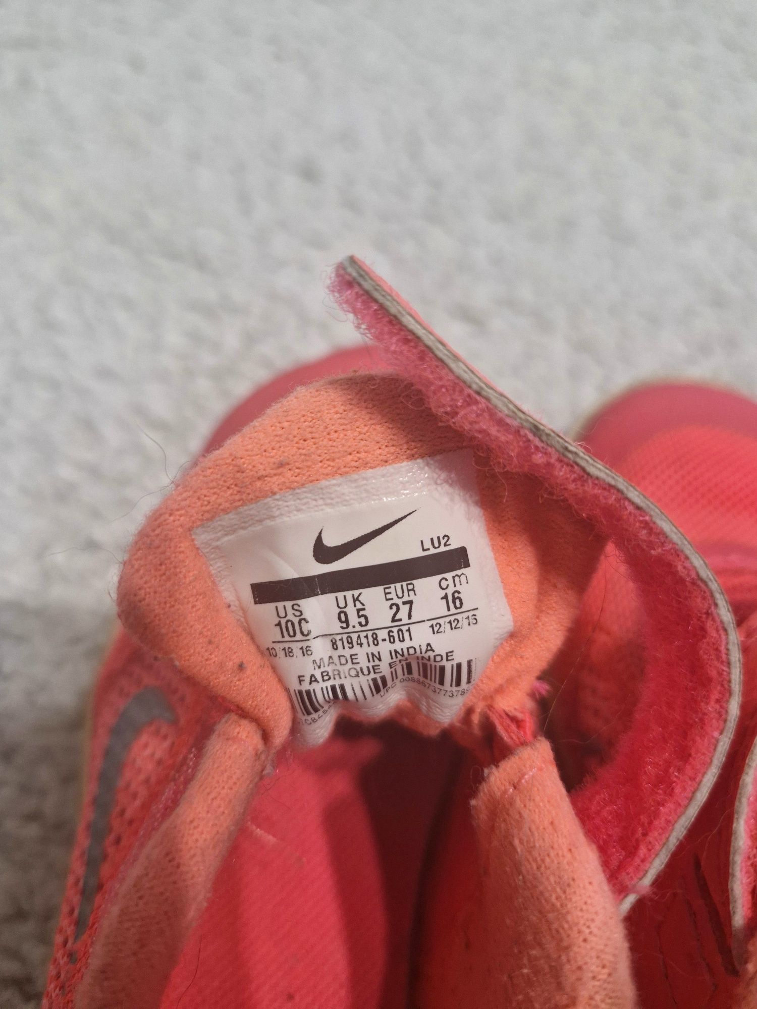 Кросівки літні тканеві Nike 27 кеди