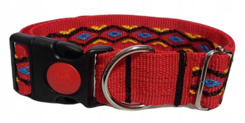 mocna szeroka obroża dla dużego psa xl/xxl 43/67cm ozdobna