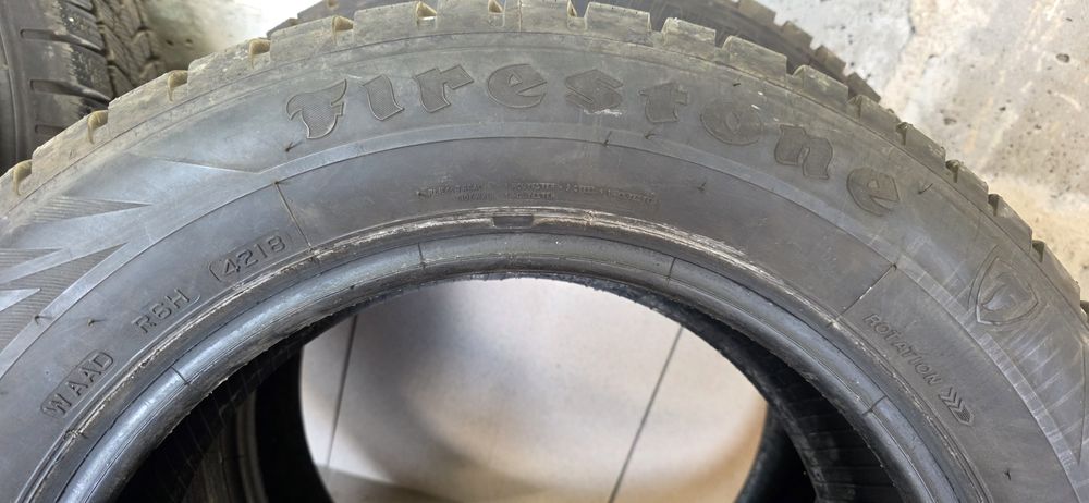 185/55 R15 Firestone Winterhawk 3 Zimowe 4szt. Bieżnik jak w nowych