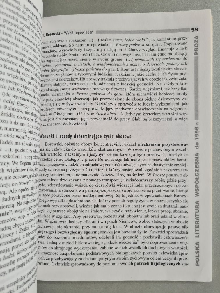 Opracowania - lektury, wiersze. Streszczenia, problematyka, analiza
