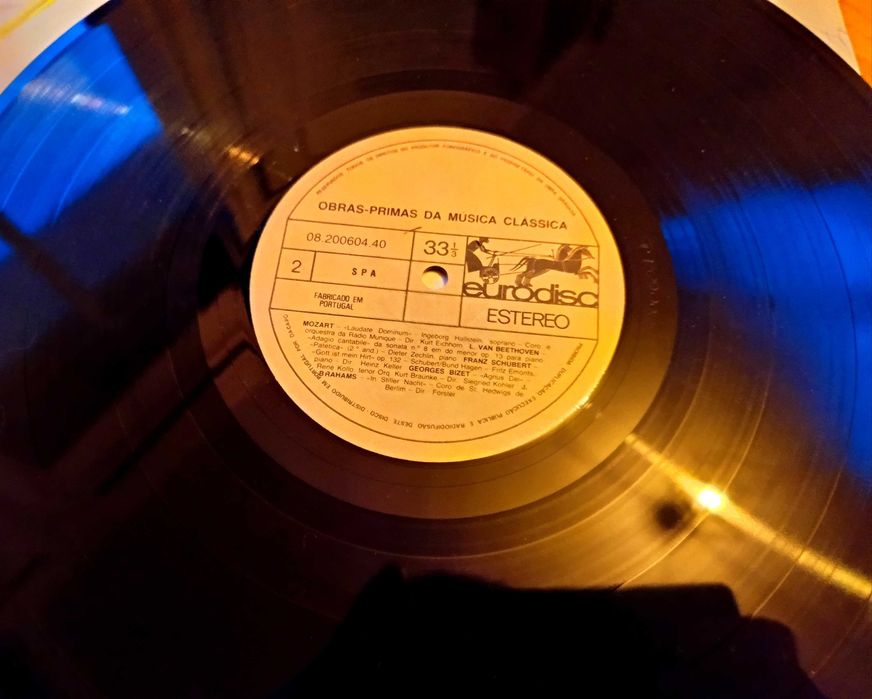 Obras Primas da Música Clássica - Disco vinil