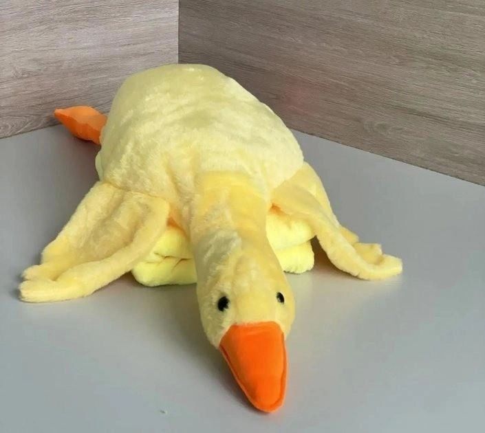 Плед-подушка игрушка гусь-обнимусь 3в1