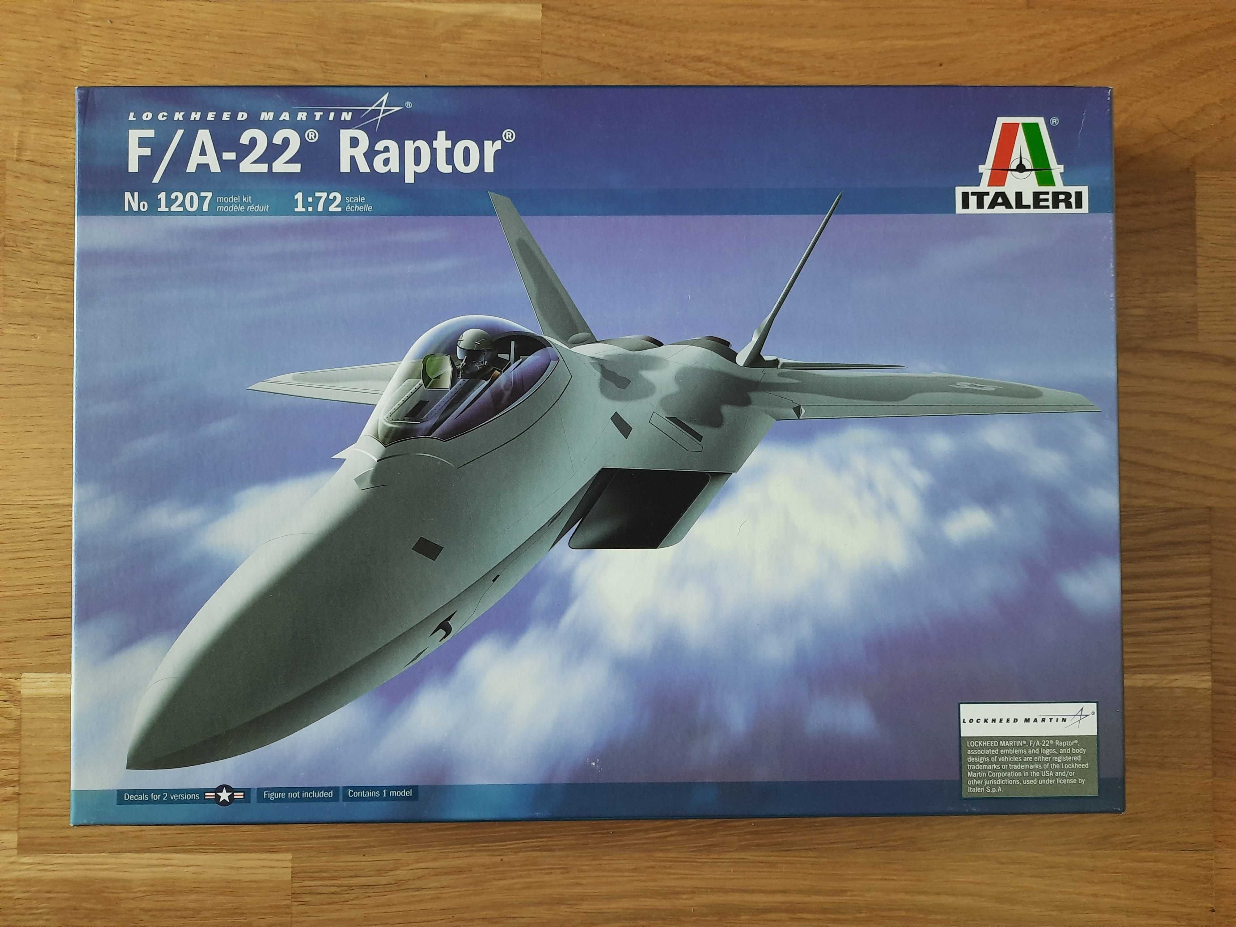 Model do sklejania Italeri F/A-22 Raptor skala 1/72