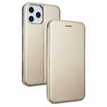 Beline Etui Book Magnetic Iphone 12Pro Max 6,7" Złoty/Gold
