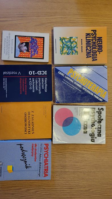 Zestaw książek dla studentów psychologii cz. 1