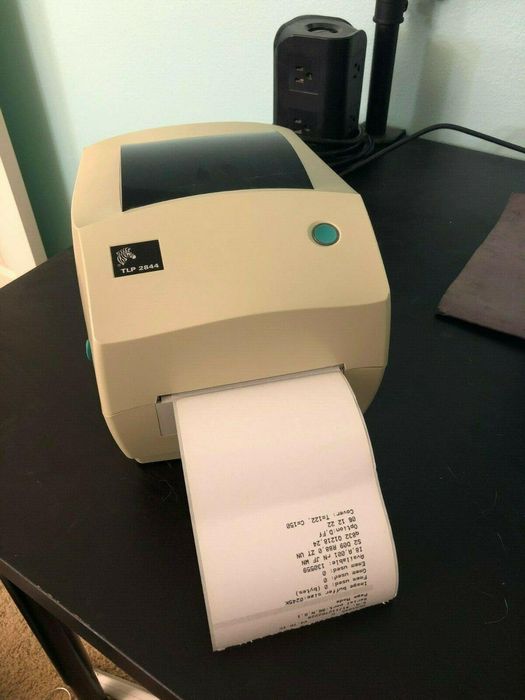 Принтер Zebra TLP2844 б/у. Ширина печати этикетки 10 см.