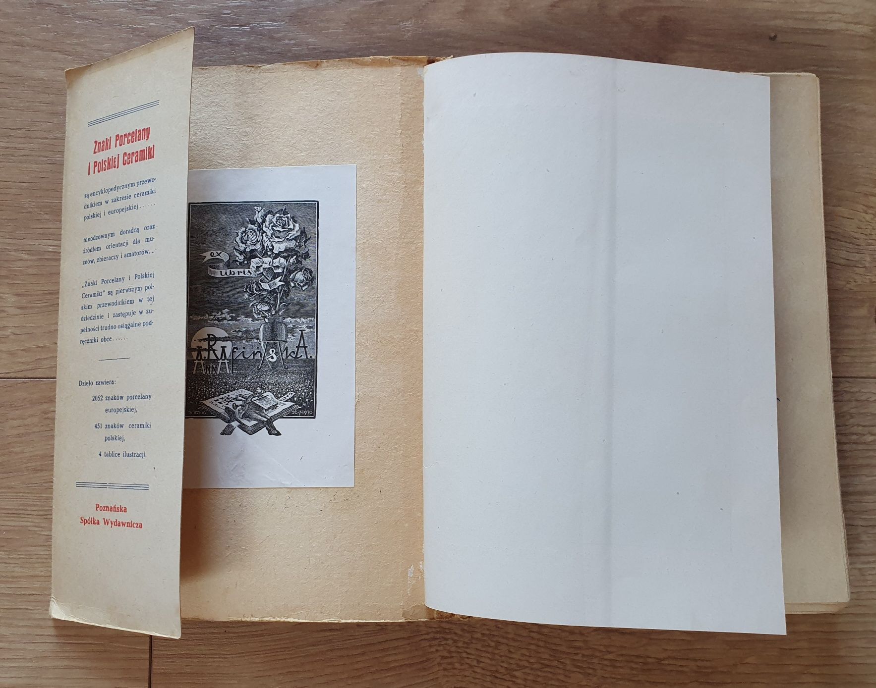 Znaki Porcelany Europejskiej i Polskiej Ceramiki 1949 rok M. Swinarski