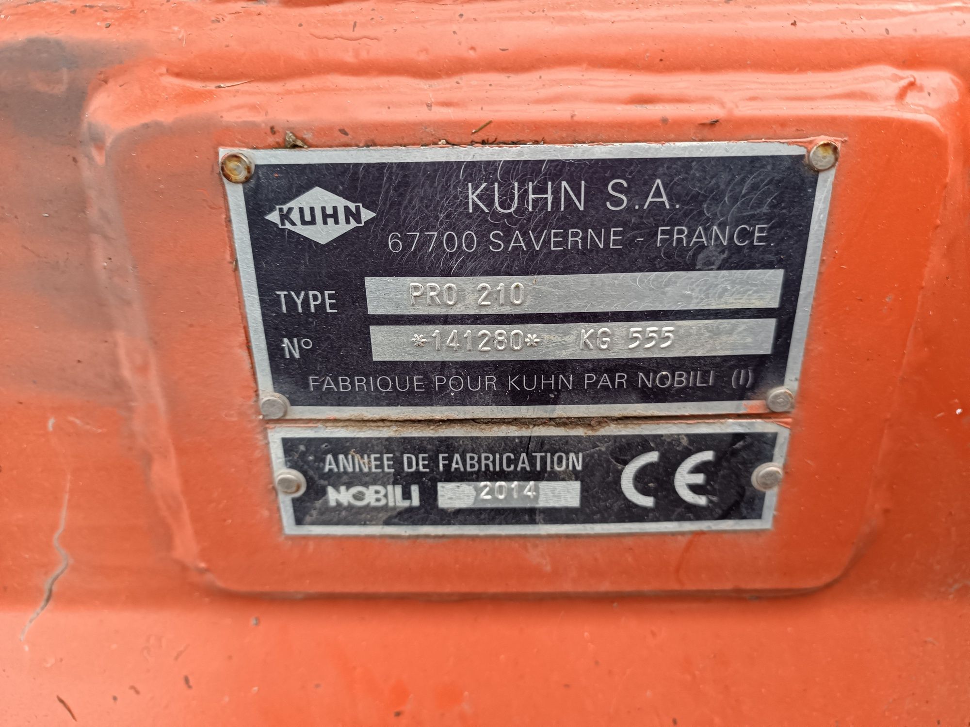 Mulczer, kosiarka bijakowa KUHN PRO 210